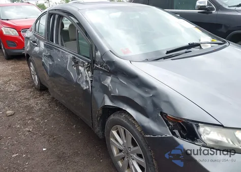 2012 Honda Civic Ex from USA, damaged, VIN 19XFB2F88CE009702